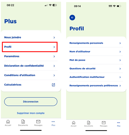 Mobile App - fr
